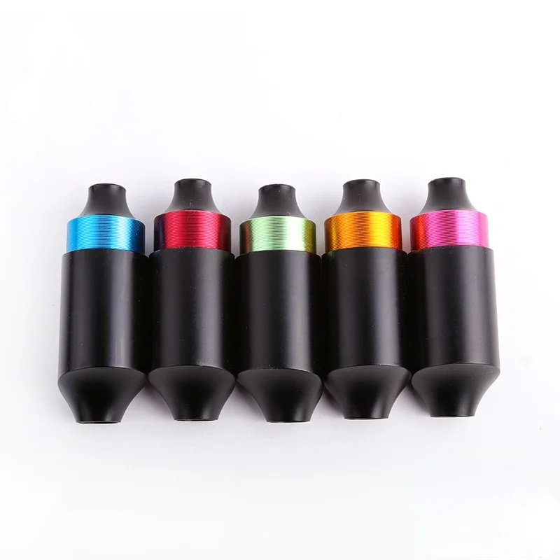 Тату-машинка Все в одном черная короткая с вертикальным мотором