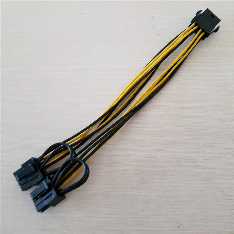 10 шт./лот PCI E кабель для передачи данных видеокарта с 8Pin до 6Pin BTC Miner DIY 18AWG 20