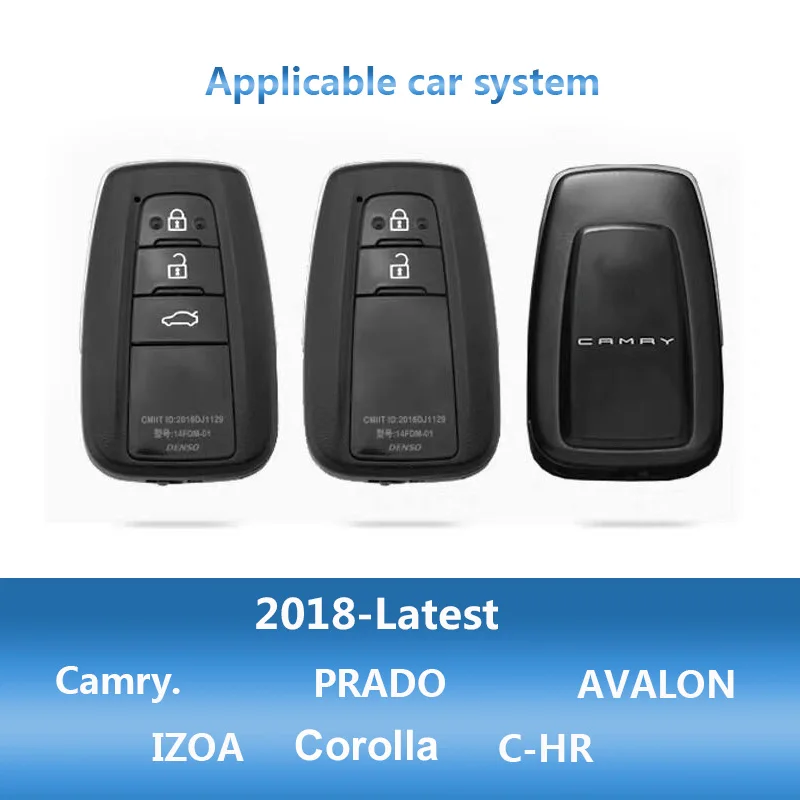 Чехол для ключей автомобиля для Toyota Corolla Camry Proda Avalon Izoa C-hr CHR, чехол для ключей, автомобильный держатель с пультом дистанционного управления