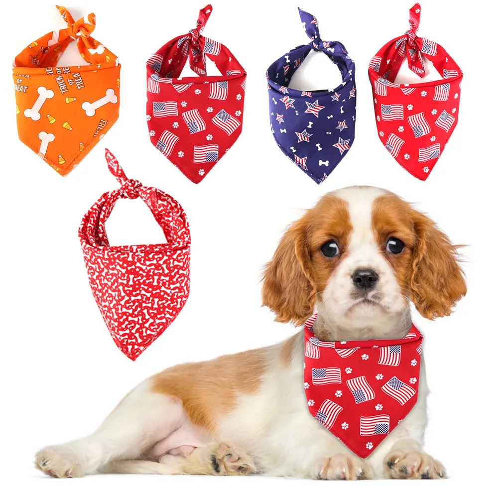 Ошейник для собак милый Регулируемый переносной ошейник щенка полотенце