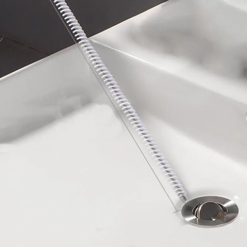 Щеточка для дренажа трубопроводов пластиковый крючок очистки канализации