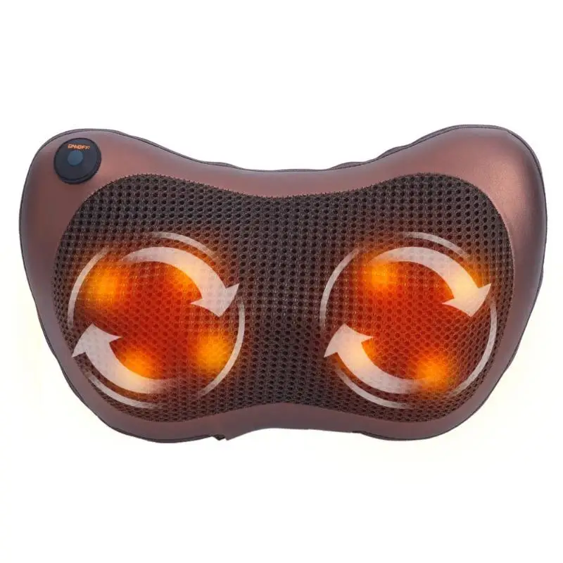 Массажер для шеи плеч спины тела электрическая подушка массажа шиацу спа