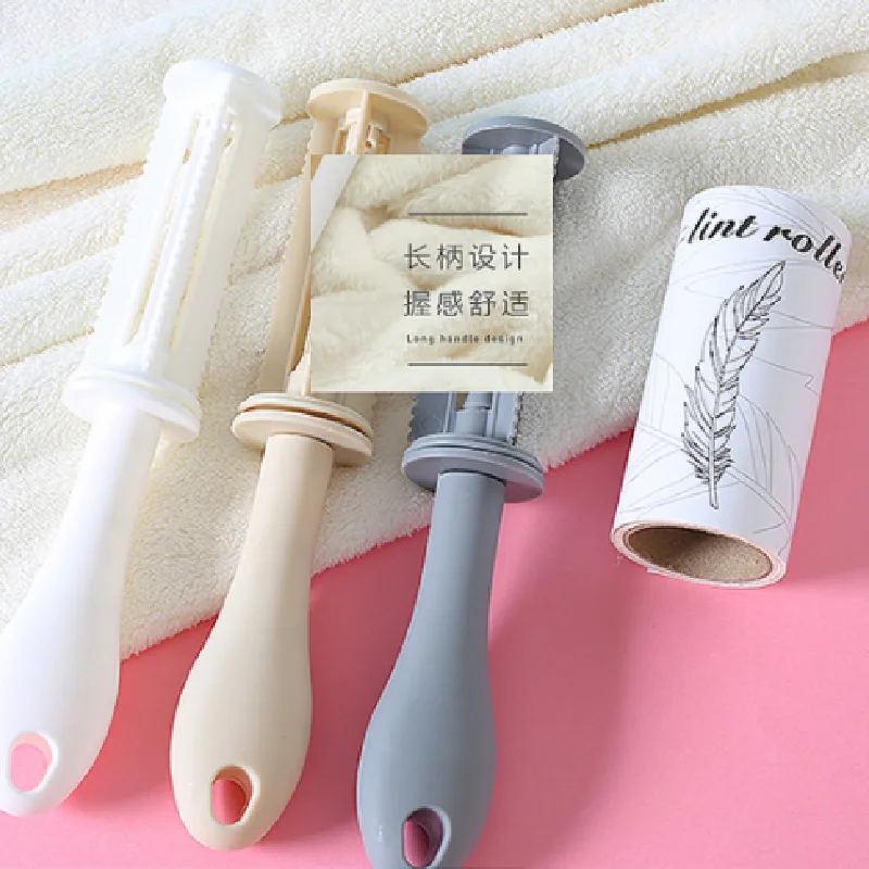 

Handle Brush Dust Remover Paper Clothes Rolling Remove Pet Tearable Roller Hair Fabric Fluff Roller Cleaning Tool
