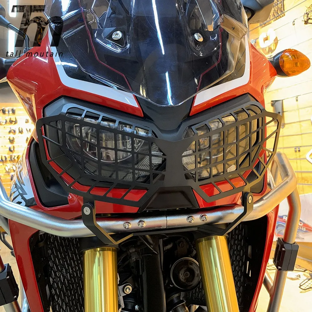 

Motorcycle Headlight Grille Guard Cover Protector Lens For Honda CRF1000L CRF 1000L CRF1000 L Africa Twin 2016 2017 2018 2019 L