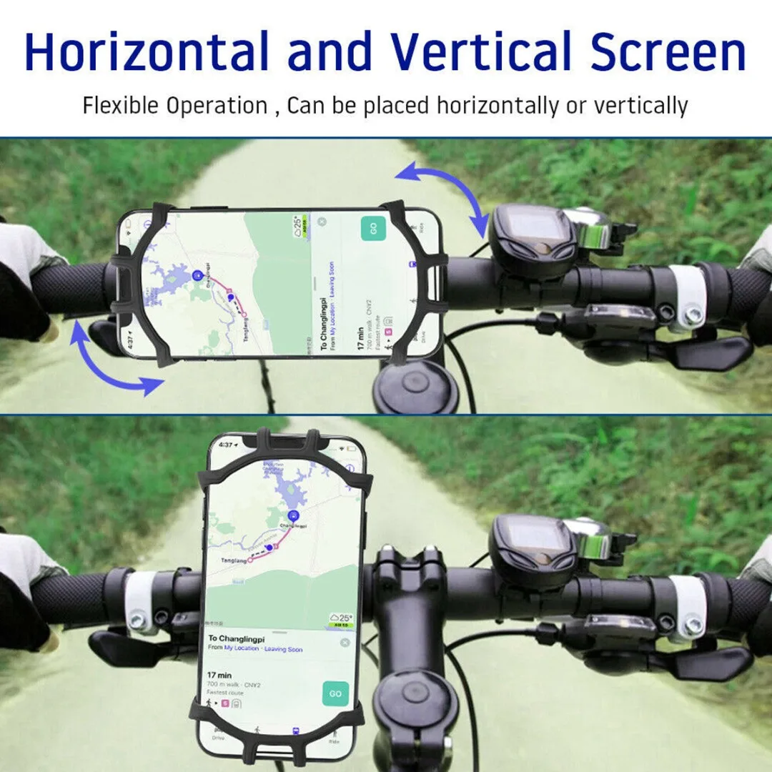 

bike phone holder Bicycle Universal Phone Stand Mountain Road Bike Bicycle Handlebar Mobile Phone Holder Bracket Full Silicone