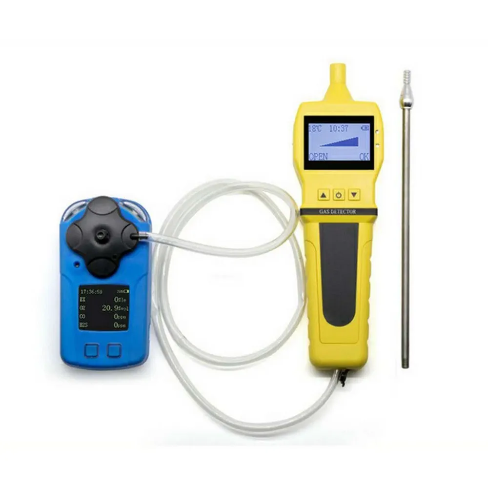 

Gas Sampling Pump Portable Sampler with Digital Charging External Pump High-power Self-priming Pump Gas Detection Analyzer