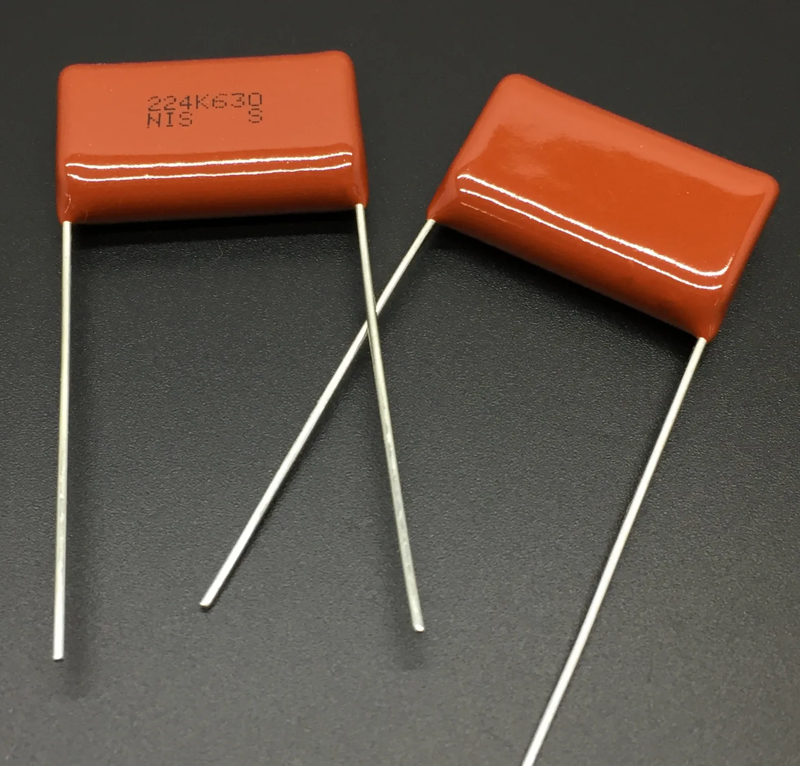 

10Pcs/50Pcs Japan NISSEI CBB capacitor MMH 630V 224 K 10% 0.22uF 220nF Pitch=22.5mm Metallized polyester film capacitor