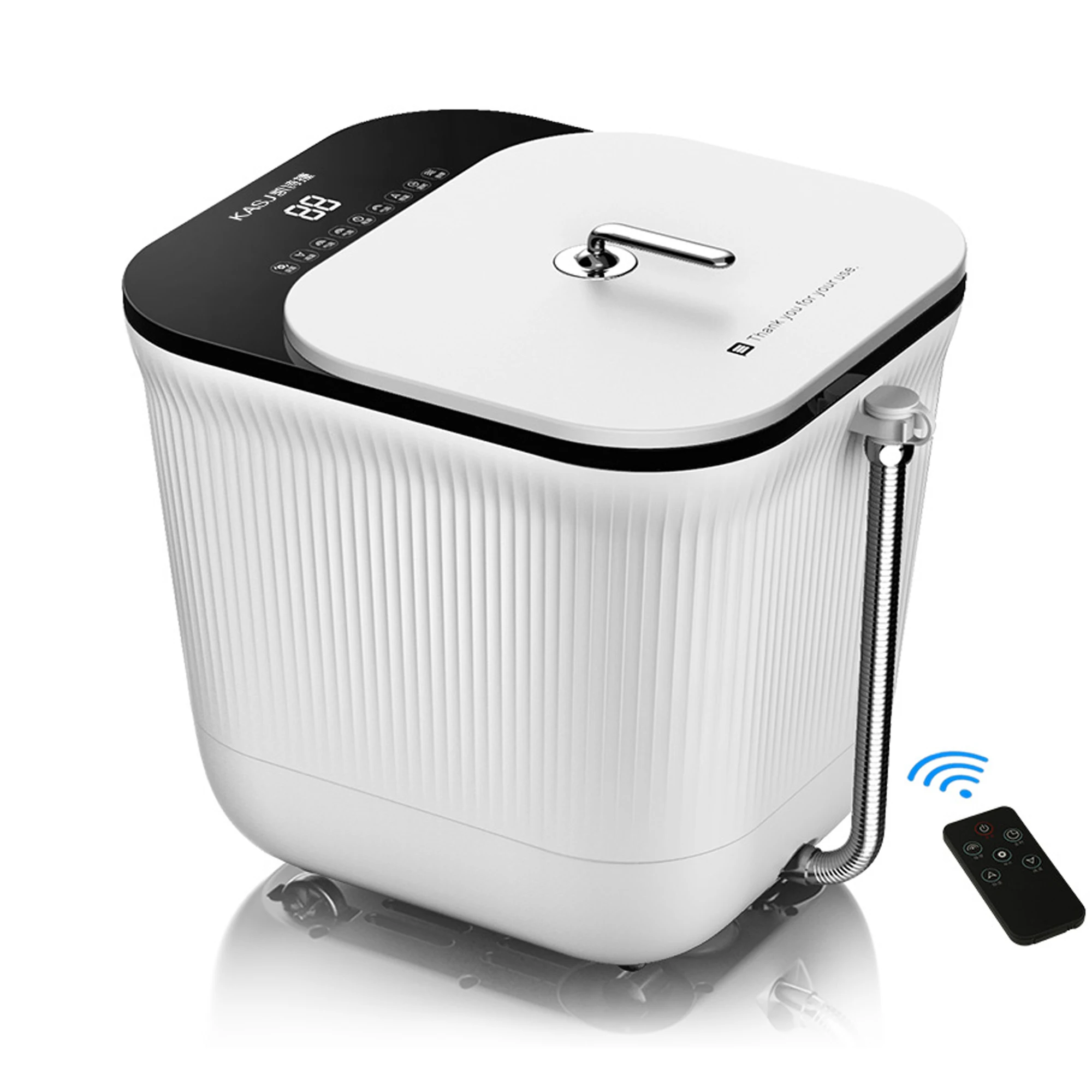 

Foot basin massager with bubble electric shiatsu foot bath spa massager