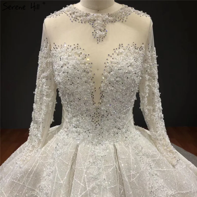 Свадебные платья цвета слоновой кости с блестящими кристаллами и бисером