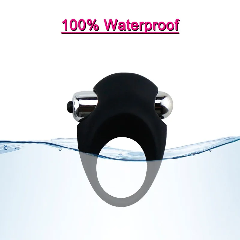 Мягкий силиконовый вибратор для пениса 7 режимов эротические секс-игрушки мужчин