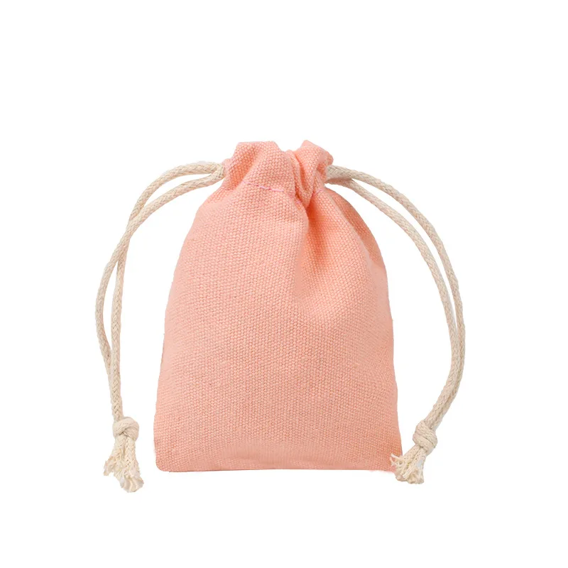 50pcs/Lot 9x12cm Foldable Cotton Fabric Grocery Bags Fashion Drawstring Storage Pouches Travel Package Gift Bag | Багаж и сумки