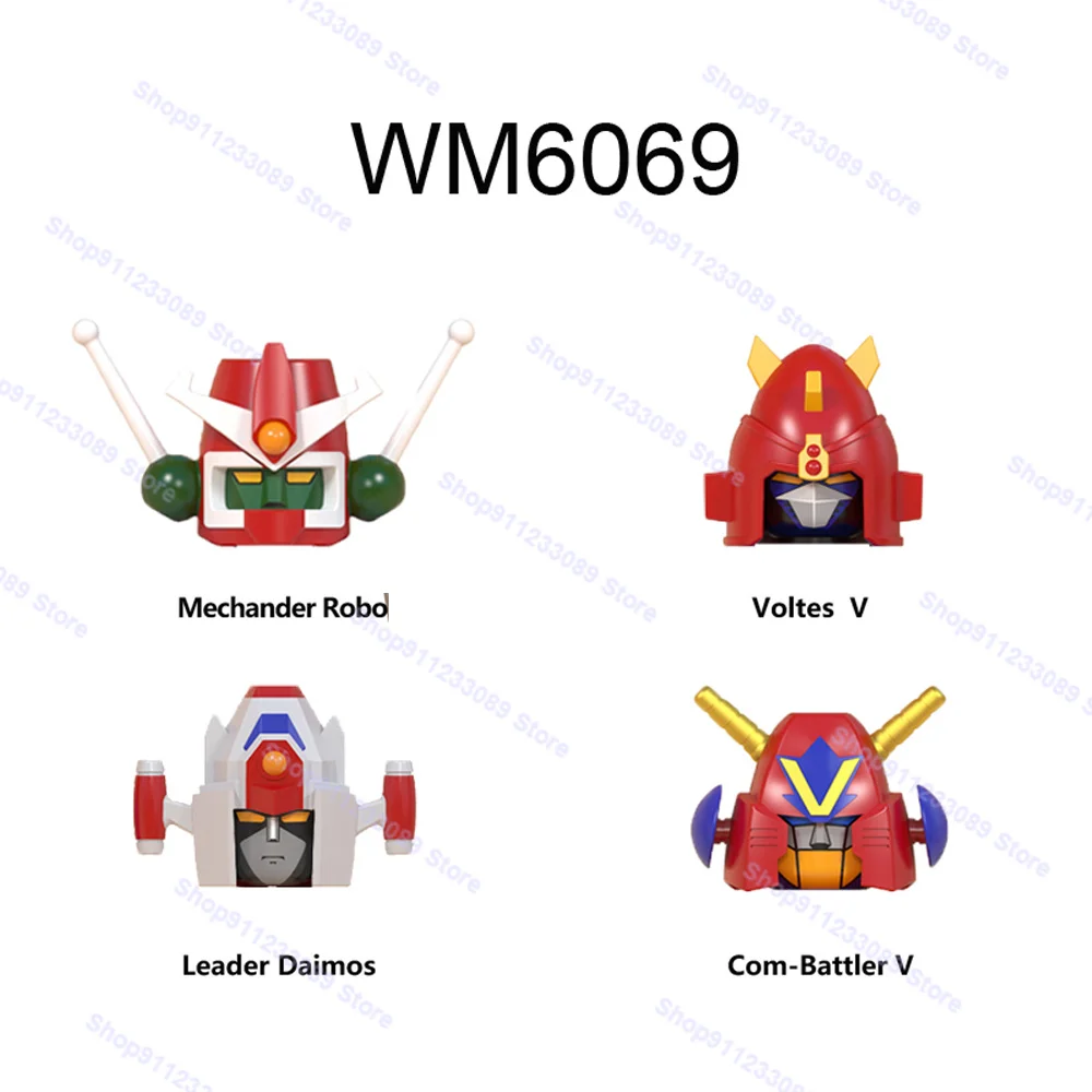 

Конструктор Mechander Voltes, 4 шт./лот, лидер даймос робо, куклы, фигурки героев