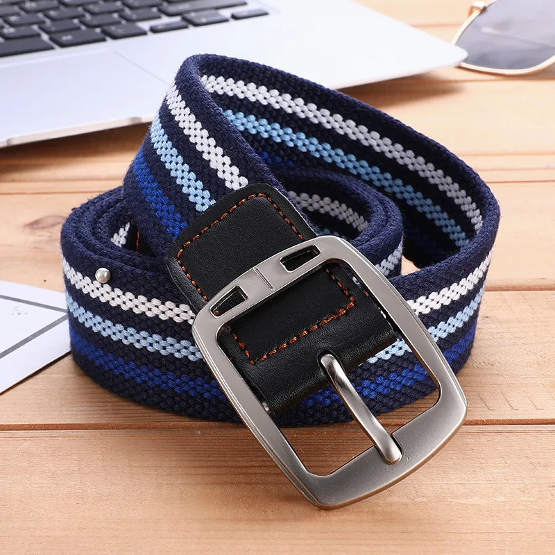 

Men Women Casual Knitted Belt Woven Canvas Expandable Braided Stretch Belts Plain Webbing Strap Waistband Girdle Jeans