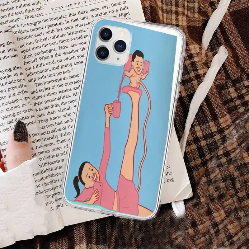 

Joan Cornella Art Comics Phone Case for iphone 6s 7 8plus xr xs max 11 12 pro max mini funds clear