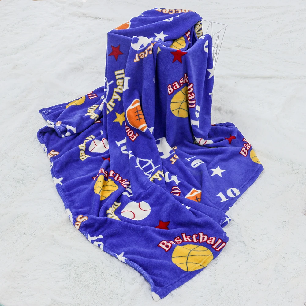 100% коралловый бархат для дивана воздушное путешествие цветное мягкое одеяло