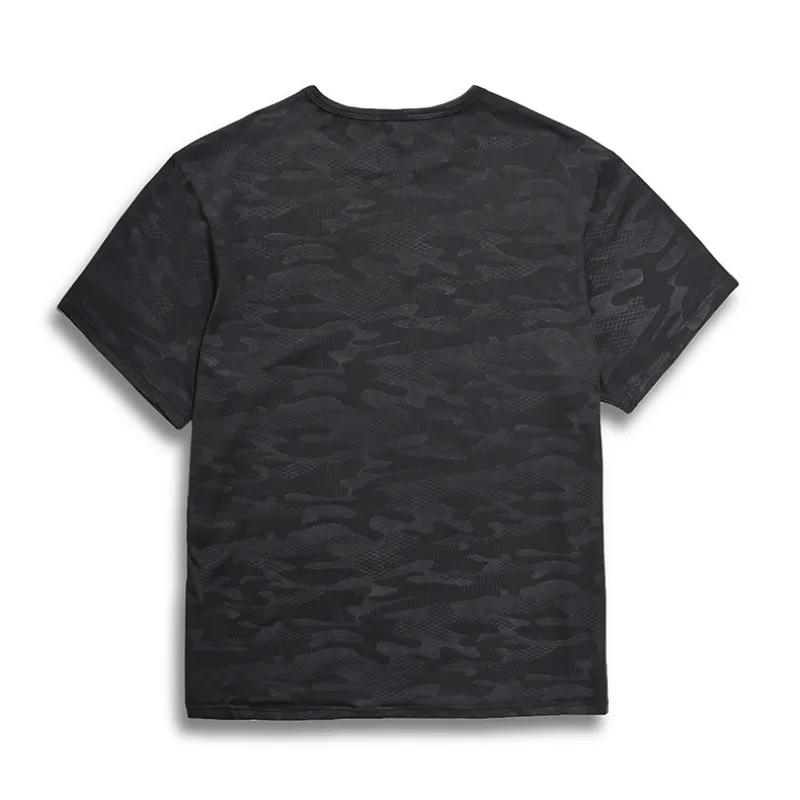 Yoga Camouflage Tracksuit Men Spring Summer Running Gym Short Sleeve T-shirt Shorts Street Casual Loose Sportswear Plus Size 7XL | Мужская