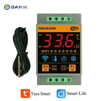 tuya smart life wifi temperature sensor heating boiler cool controller remote switch thermometer thermostat alarm app control