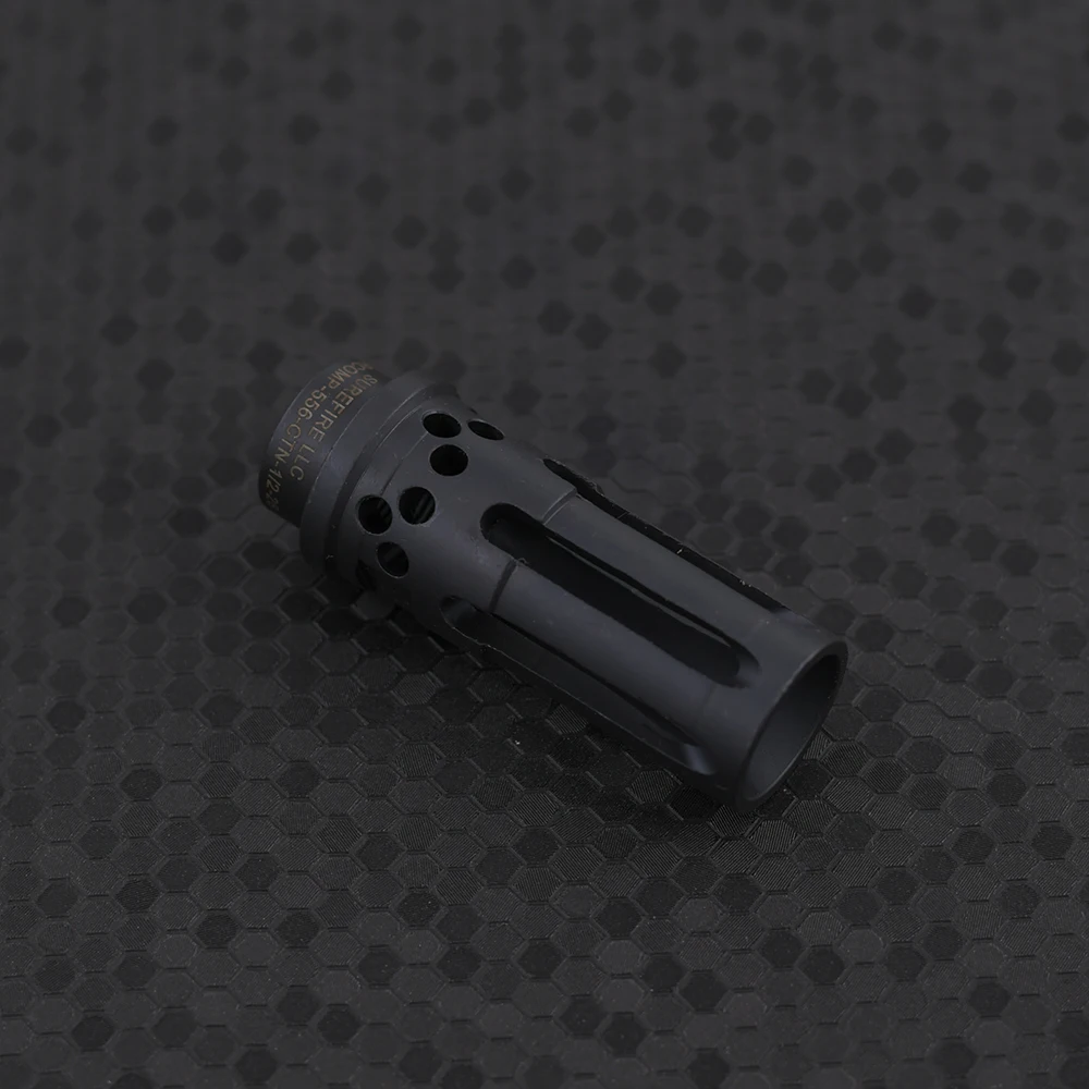 14 мм CCW резьба сталь Surefire Warcomp закрытый-зубчатый подавитель адаптер вспышка