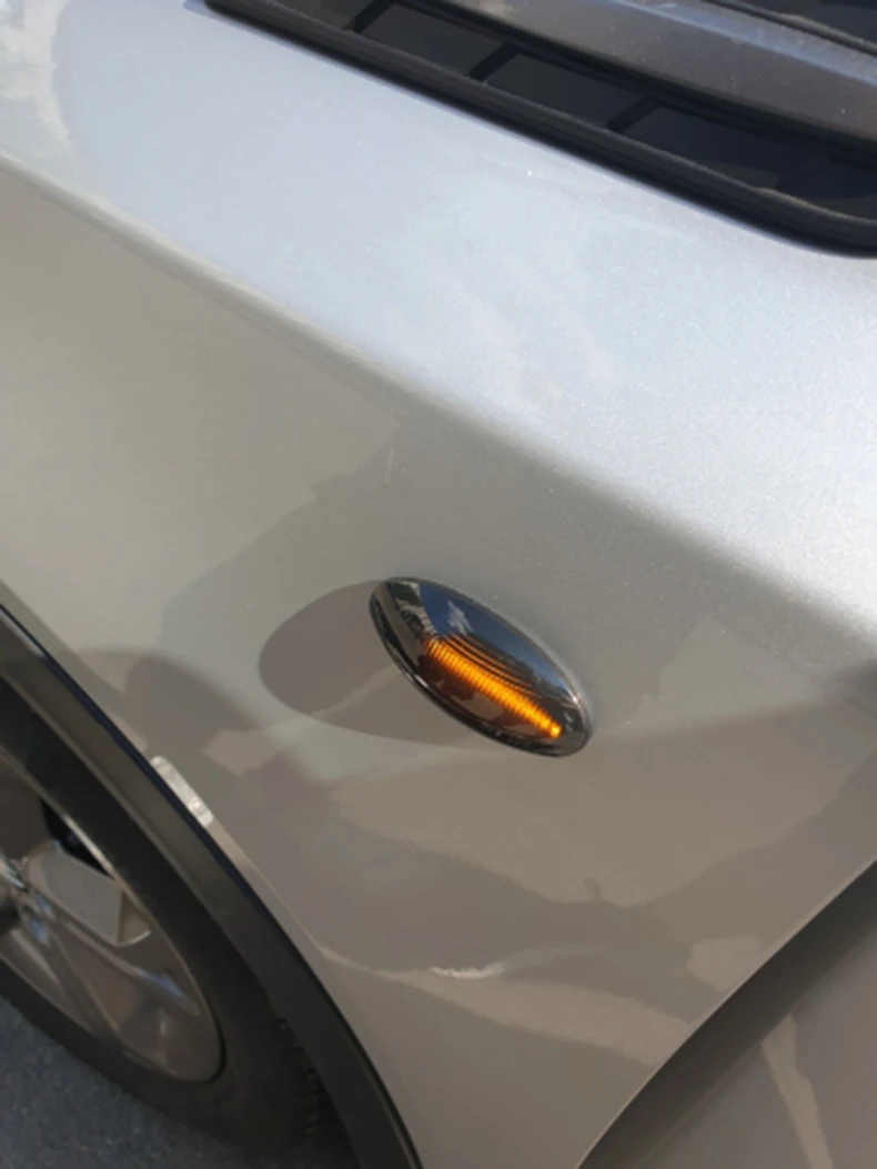 PMFC светодиодный светильник с динамическим боковым маркером для Suzuki Swift Jimmy Vitara SX4 Alto, последовательный мигающий светильник, янтарный индикатор