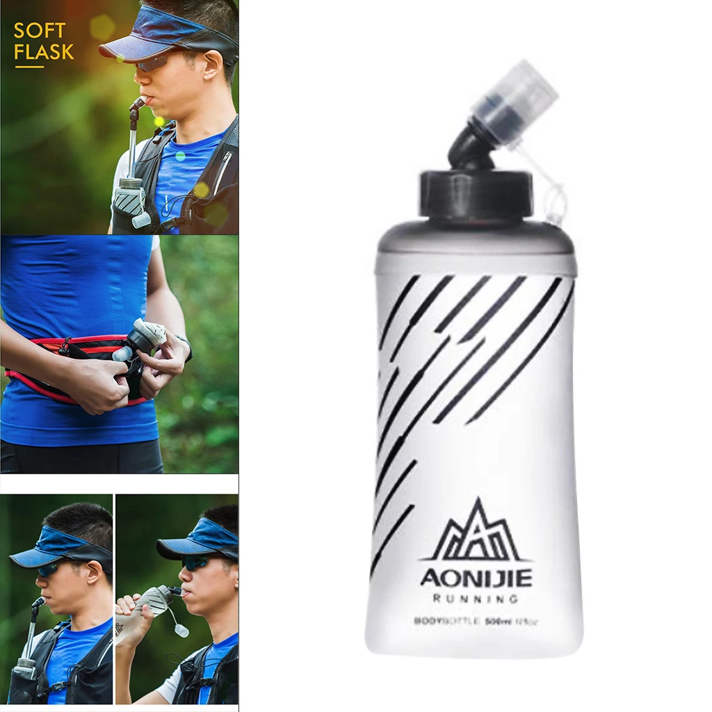 

Collapsible Soft Flask Water Bottle for Running Hiking Cycling Climbing