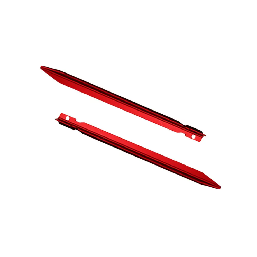 

10Pcs Aluminum Alloy Outdoor Camping Trip Tent Peg Ground Triangular Stakes