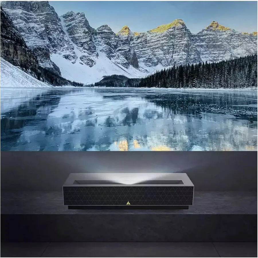 Лазерный проектор Xiaomi Fengmi 4K Cinema Pro 2400 ANSI люменов FengOS для ТВ большой экран 150 дюйма