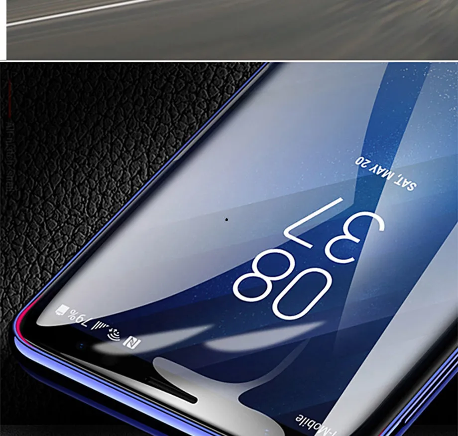 300D полностью изогнутое закаленное стекло для samsung Galaxy S9 S8 Plus Note 9 8 Защитная пленка для экрана на samsung S7 S6 Edge S9
