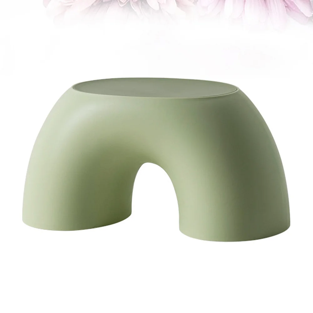 

1Pc Annular Small Stool Simple Anti-slip Low Stool Shoes Wearing Stool Comfortable Stool for Home Office (Yellow)