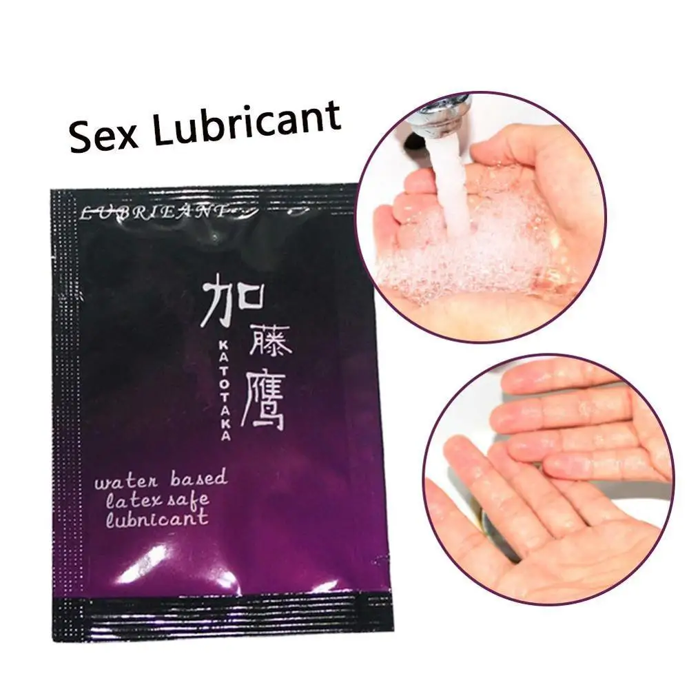 10 мешков/набор портативная Водорастворимая смазка для анального секса мужчин и