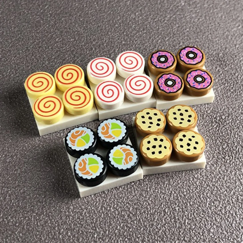 Блок жареная курица еда корзина ковер строительные блоки кирпичики город Street View