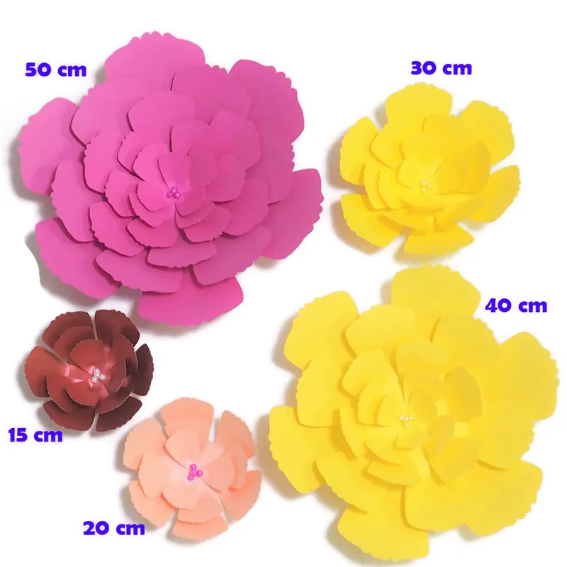 Сделай Сам искусственные цветы фон гигантский бумажный цветок 1 шт. для свадебной