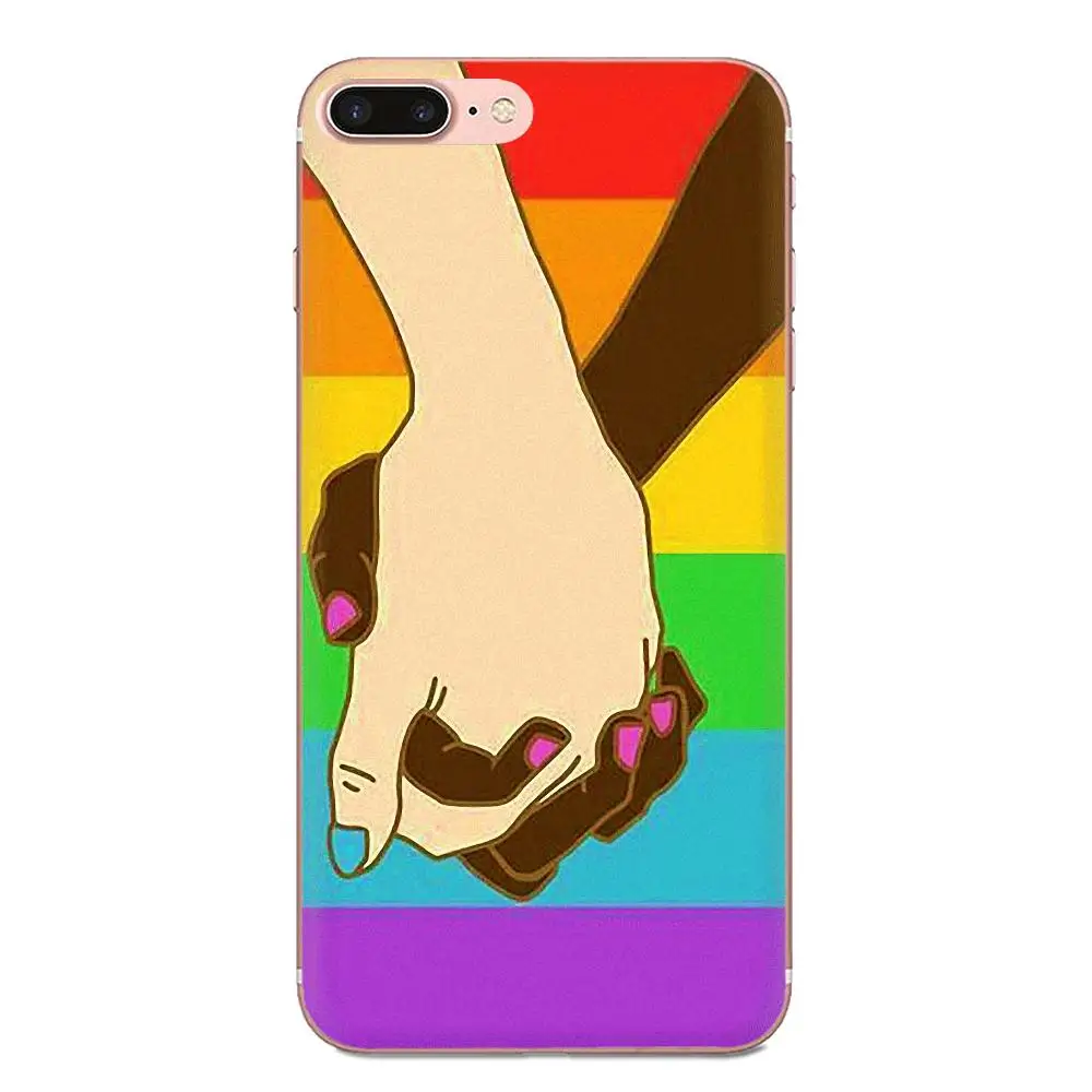 Gay Lesbian Lgbt Rainbow TPU Phone Cover Case For Samsung Galaxy A51 A71 A81 A90 5G A91 A01 S11 S11E S20 Plus Ultra | Мобильные