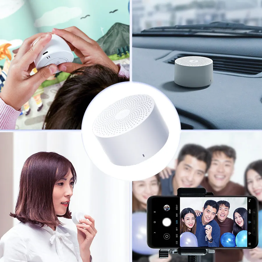 Xiaomi mijia Ai Bluetooth динамик портативный мини беспроводной сабвуфер умный Голосовое
