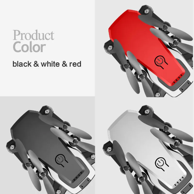 Мини Дрон складной Радиоуправляемый квадрокоптер с HD камерой Квадрокоптер