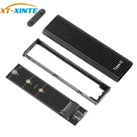 usb3 1 type c to m 2 m key pci e 10gbps ssd box type c m2 for ngff sata b key 6gbps hdd enclosure case 1 cables support 2tb