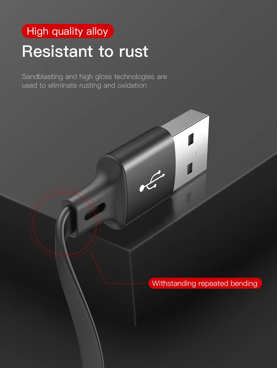 Baseus USB кабель 3 в 1 usb type C кабель для iPhone 11 XS XR USB кабель Регулируемый type C кабель для samsung S10 Micro USB кабель