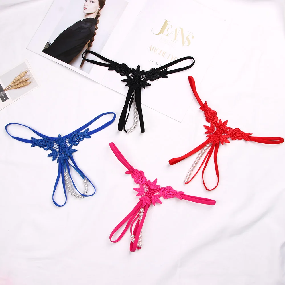 1 шт. Женские Трусы стринги с вышивкой|Трусики| |