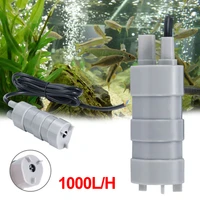 dc 12v submersible water pump 1000lh 5m high lift diesel oil water pump high flow engineering plastic mini water pump for home
