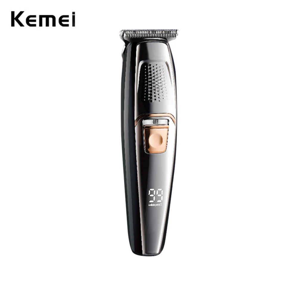 

Kemei KM-8602 Rechargeable Electric Hair Trimmer LCD Display Cordless Clipper Professional Men Adults Kids Hair Cutter Machine