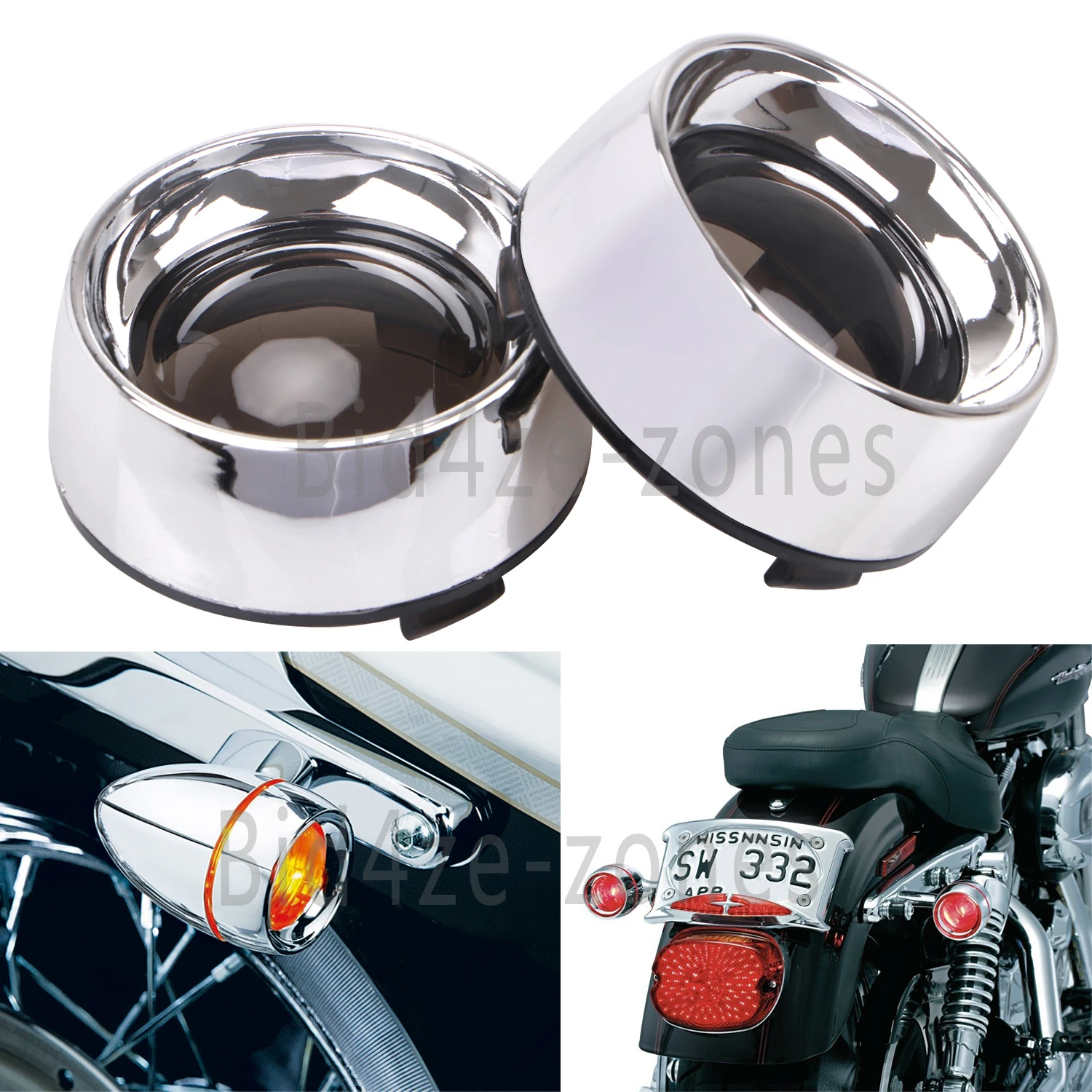 Мотоцикл поворота светильник мигалка обрамление индикатор дыма объектив