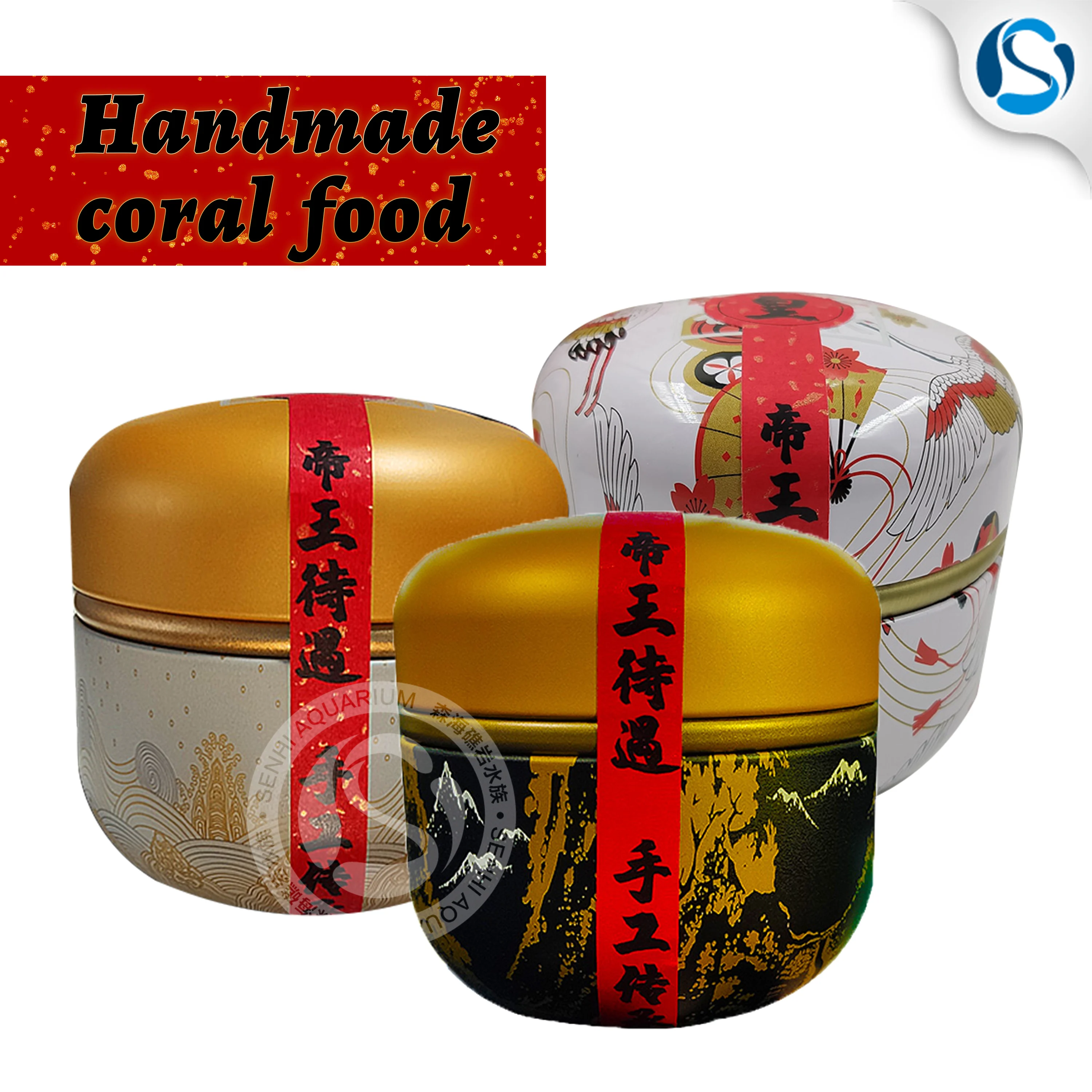 

Coral food feed, handmade granular powder, anemone food, brain candy, hard bones, Fuji meat food