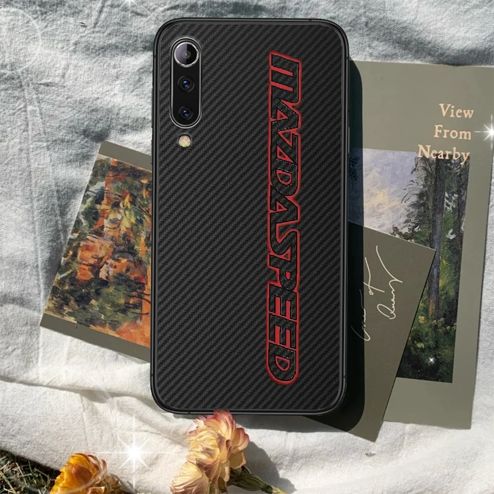 

Mazdas Sports car Phone case For Xiaomi Mi note 10 A3 9 MAX 3 A2 8 9 Lite Pro ultra black Coque Painting Shell Tpu Hoesjes 3D