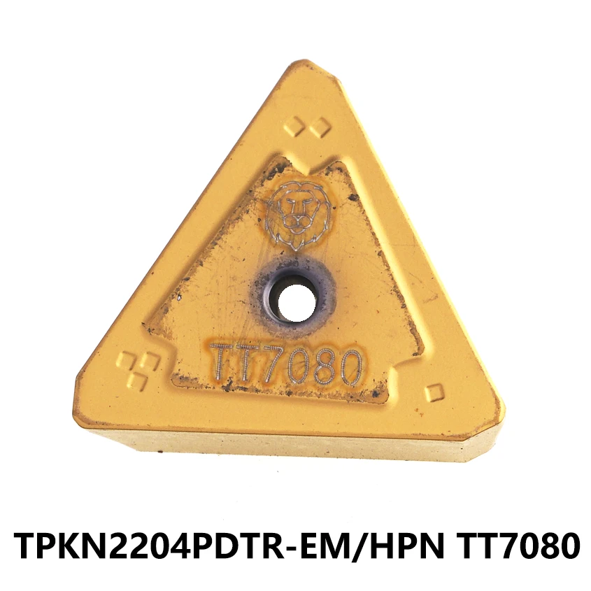 

100% Orignial TPKN 2204 TPKN2204PDTR EM HPN TT7080 TPKN2204 PDTR Carbide Inserts Lathe Turning Tool CNC Cutter 10pcs/box