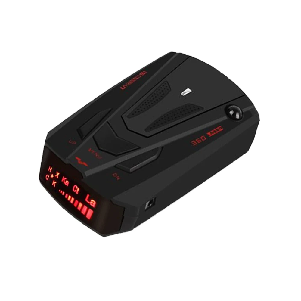 Автомобильный радар детектор 12 В английский/русский авто 360 градусов для