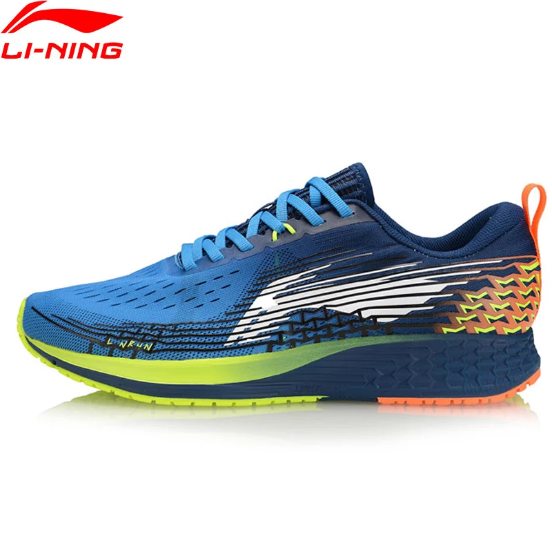Li Ning/Мужская Базовая гоночная обувь для бега светильник марафона дышащая