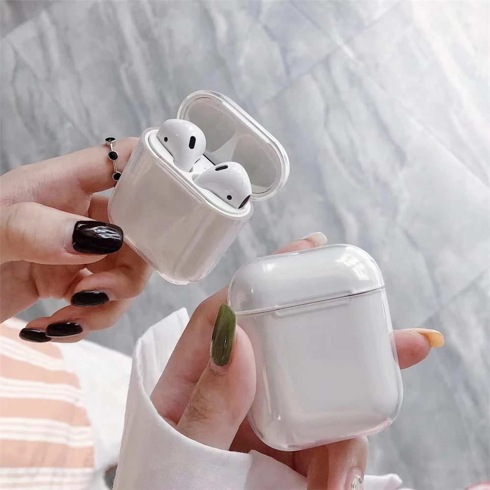 Модный уличный чехол для AirPods Pro 2 прозрачный жесткий Bluetooth гарнитуры защитный air