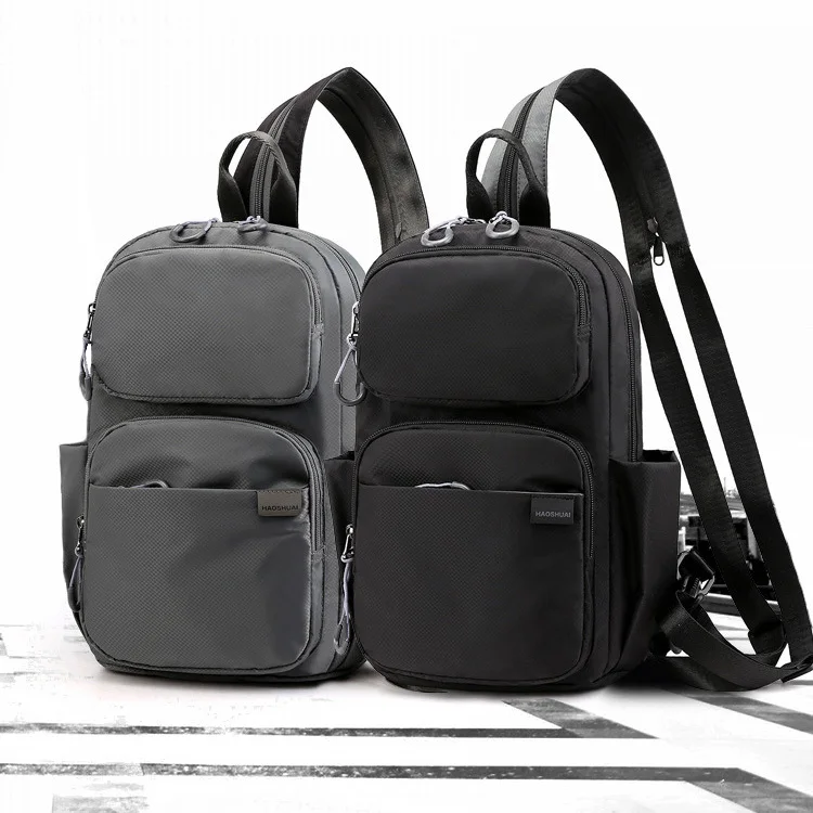 

New men's outdoor chest bag Street trend waterproof backpack multifunctional leisure bag