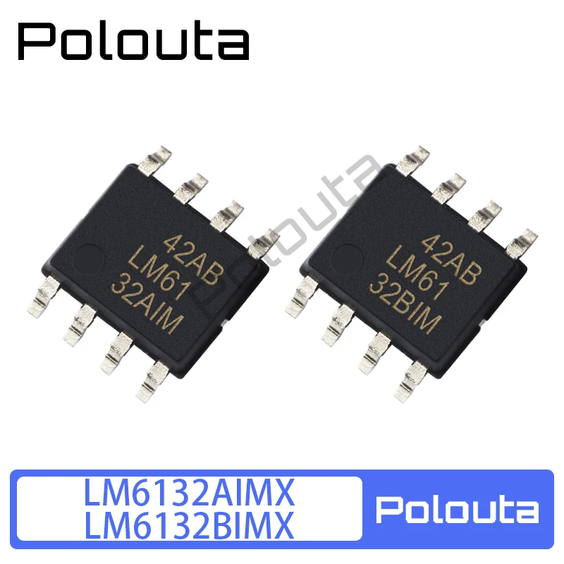 

5 Pcs LM6132AIMX LM6132BIMX SOP-8 Dual and Quad Operational Amplifier Chip Arduino Nano Integrated Circuits Diy Electronic Kit