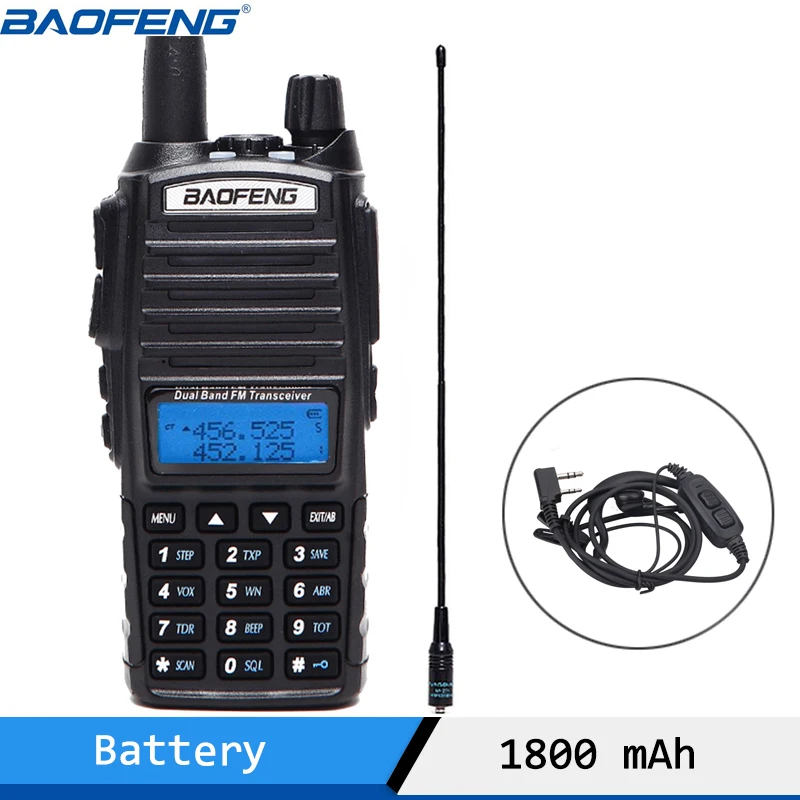 Портативная рация Baofeng UV-82 двухполосный трансивер портативное Любительское