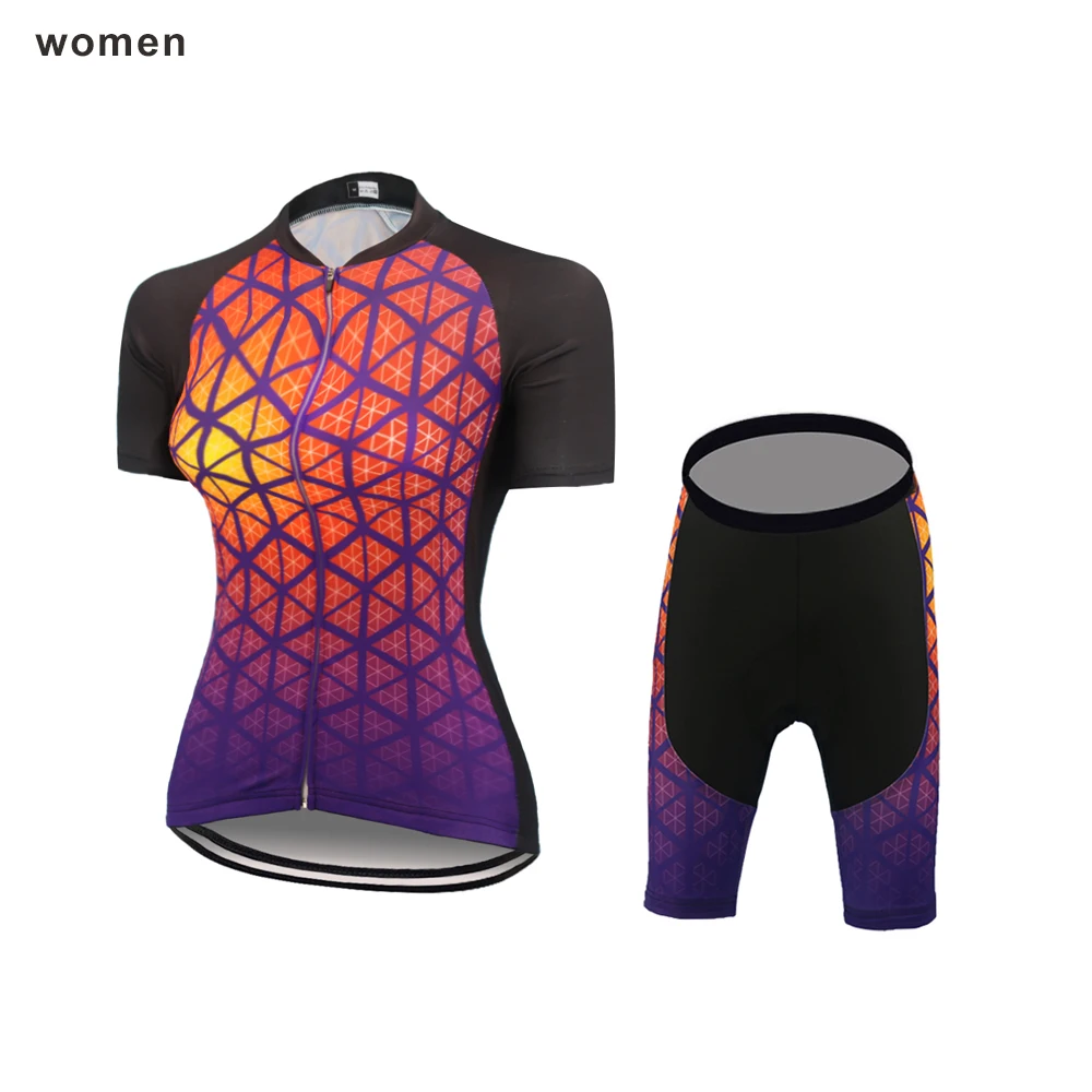Новые женские комплекты трикотажных изделий для велоспорта Джерси горного